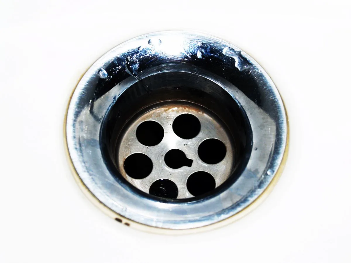 Professional drain cleaning equipment clearing a clogged drain in a Knoxville TN home