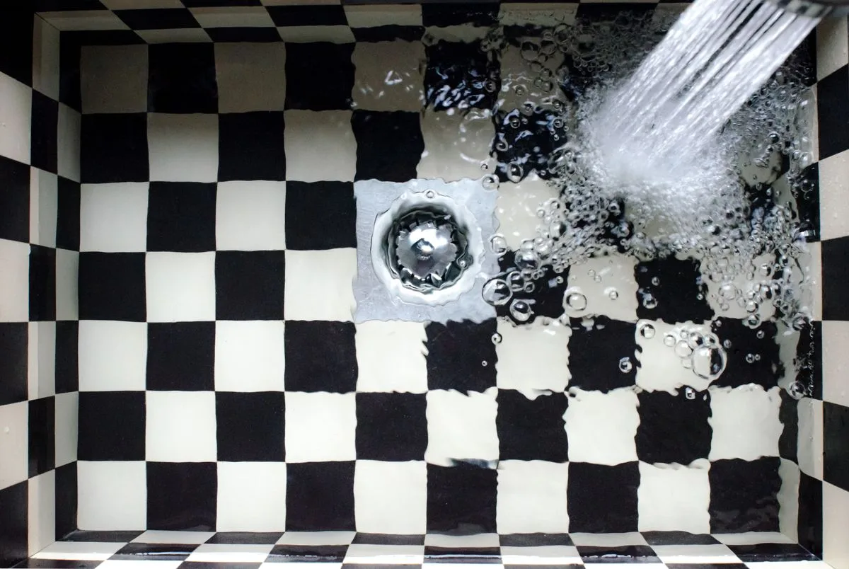 Professional drain cleaning equipment clearing a clogged drain in an Oakland Park FL home